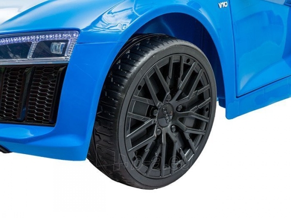 Vienvietis elektromobilis Audi R8, mėlynas paveikslėlis 3 iš 9