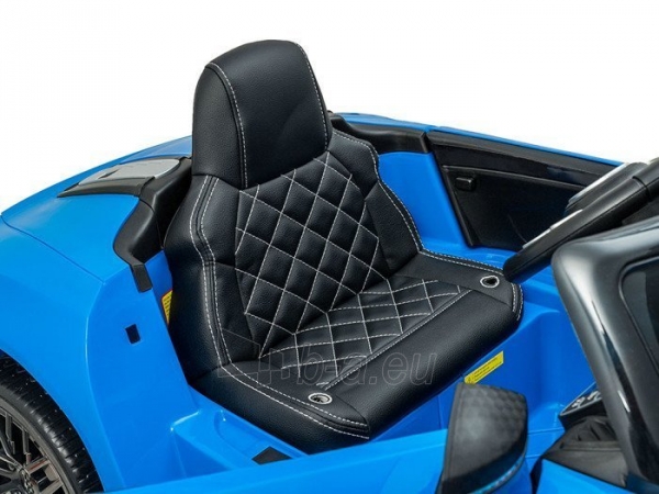 Vienvietis elektromobilis Audi R8, mėlynas paveikslėlis 5 iš 9