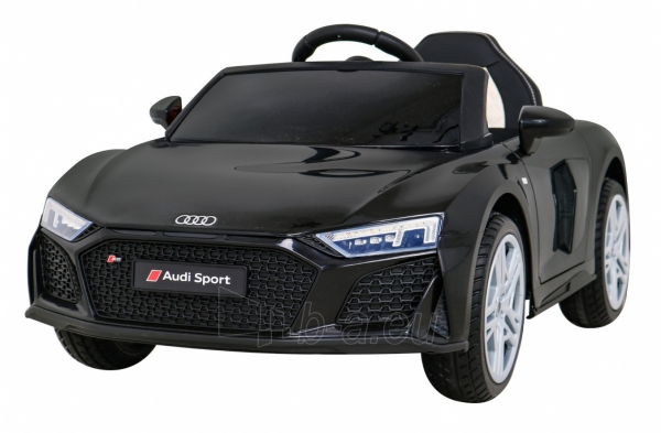 Vienvietis elektromobilis Audi R8 LIFT, juodas paveikslėlis 1 iš 13