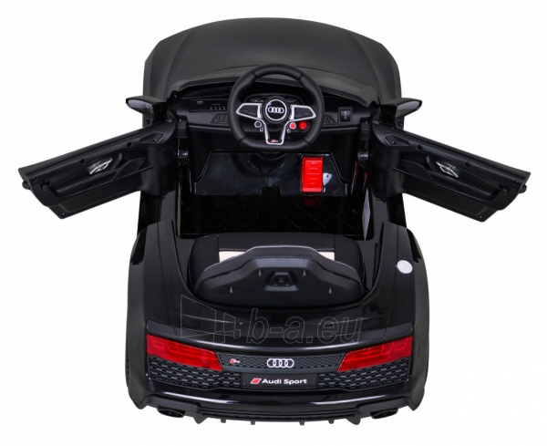 Vienvietis elektromobilis Audi R8 LIFT, juodas paveikslėlis 6 iš 13