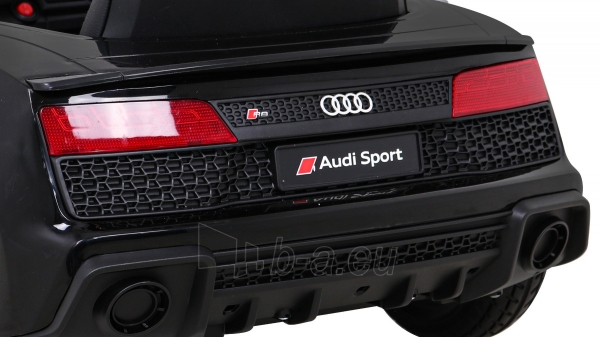 Vienvietis elektromobilis Audi R8 LIFT, juodas paveikslėlis 3 iš 13