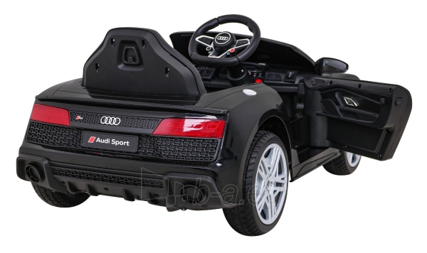 Vienvietis elektromobilis Audi R8 LIFT, juodas paveikslėlis 2 iš 13