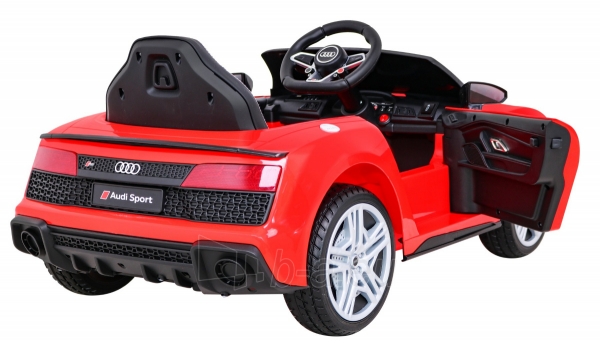 Vienvietis elektromobilis Audi R8 LIFT, raudonas paveikslėlis 6 iš 13
