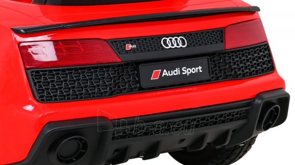 Vienvietis elektromobilis Audi R8 LIFT, raudonas paveikslėlis 2 iš 13