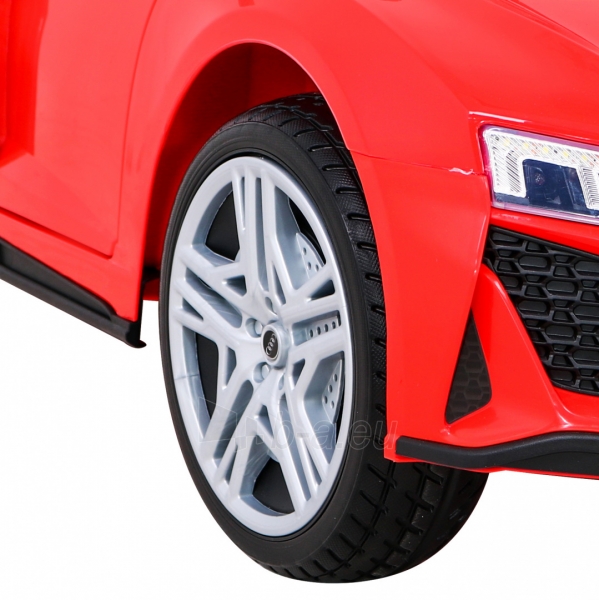 Vienvietis elektromobilis Audi R8 LIFT, raudonas paveikslėlis 13 iš 13
