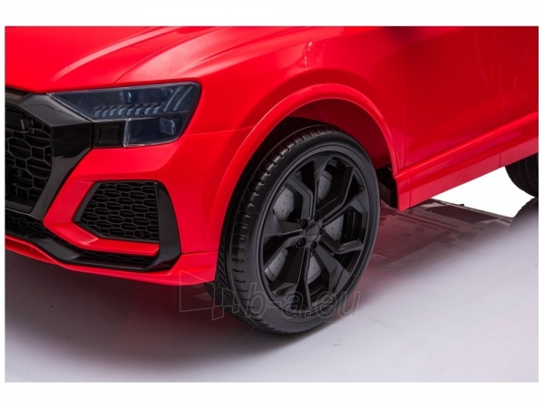 Vienvietis elektromobilis Audi RS Q8, raudonas paveikslėlis 5 iš 8