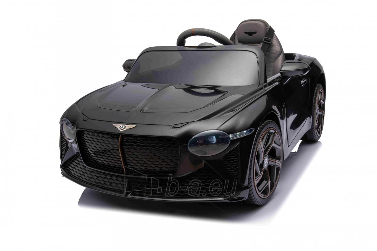 Vienvietis elektromobilis Bentley Bacalar, juodas paveikslėlis 1 iš 14