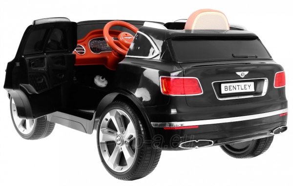 Vienvietis elektromobilis Bentley Bentayga, juodas paveikslėlis 4 iš 9