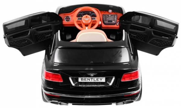 Vienvietis elektromobilis Bentley Bentayga, juodas paveikslėlis 7 iš 9