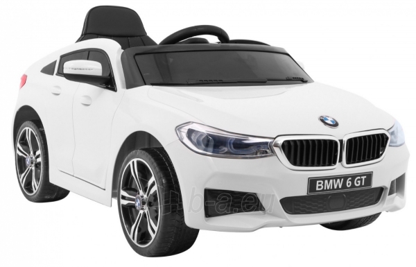 Vienvietis elektromobilis BMW 6 GT, baltas paveikslėlis 4 iš 12