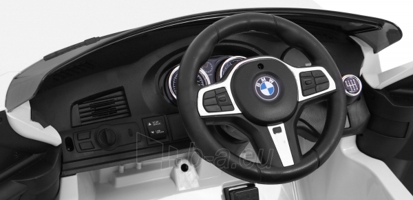 Vienvietis elektromobilis BMW 6 GT, baltas paveikslėlis 3 iš 12