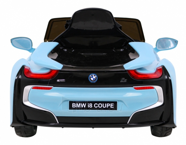 Vienvietis elektromobilis BMW I8 LIFT, mėlynas paveikslėlis 8 iš 13