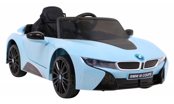 Vienvietis elektromobilis BMW I8 LIFT, mėlynas paveikslėlis 4 iš 13