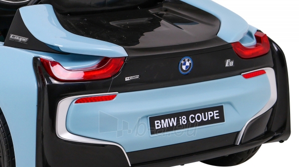 Vienvietis elektromobilis BMW I8 LIFT, mėlynas paveikslėlis 2 iš 13