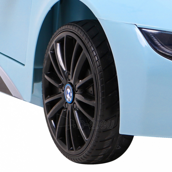 Vienvietis elektromobilis BMW I8 LIFT, mėlynas paveikslėlis 13 iš 13