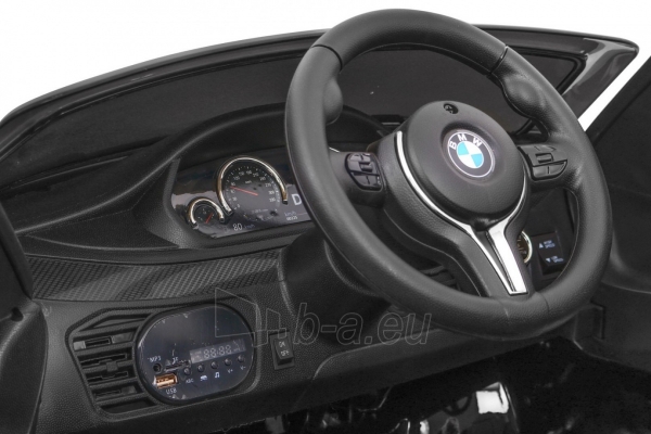Vienvietis elektromobilis BMW X6M, juodas paveikslėlis 4 iš 13