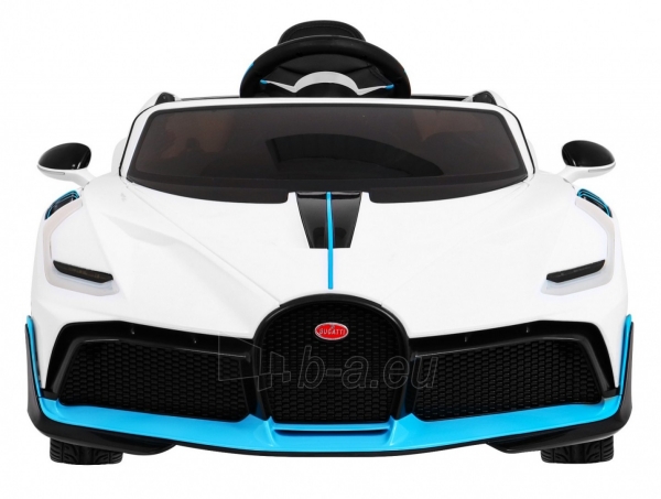 Vienvietis elektromobilis Bugatti Divo, baltas paveikslėlis 10 iš 12