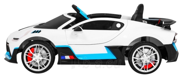 Vienvietis elektromobilis Bugatti Divo, baltas paveikslėlis 9 iš 12