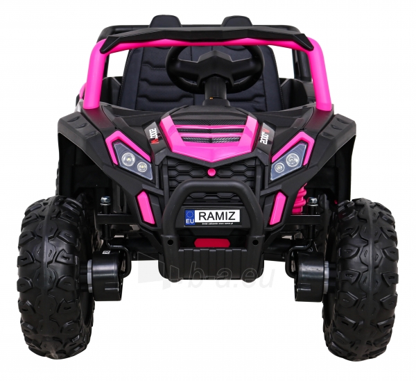 Vienvietis elektromobilis Buggy UTV 2000M Racing, rožinis paveikslėlis 12 iš 13