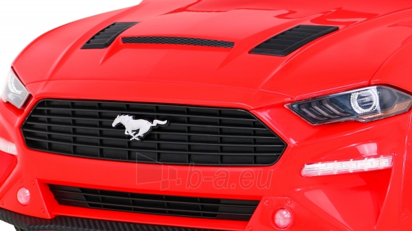 Vienvietis elektromobilis Ford Mustang GT, raudonas paveikslėlis 4 iš 13