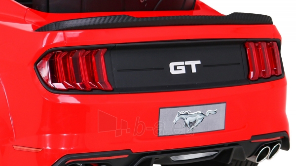 Vienvietis elektromobilis Ford Mustang GT, raudonas paveikslėlis 2 iš 13