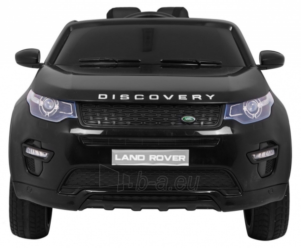 Vienvietis elektromobilis Land Rover Discovery, juodas paveikslėlis 10 iš 12