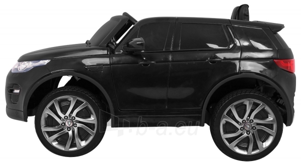 Vienvietis elektromobilis Land Rover Discovery, juodas paveikslėlis 9 iš 12