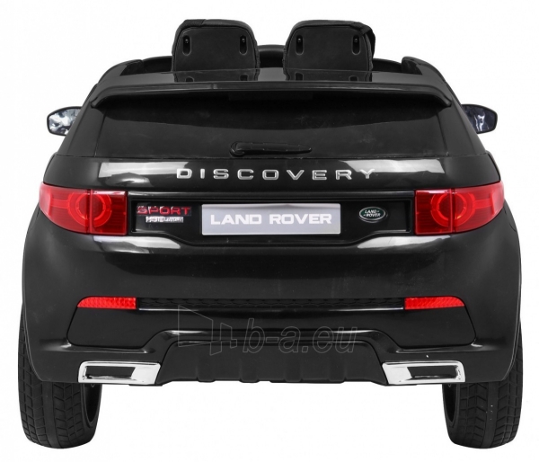 Vienvietis elektromobilis Land Rover Discovery, juodas paveikslėlis 7 iš 12
