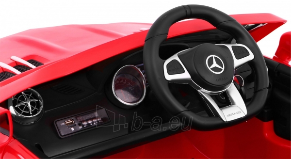 Vienvietis elektromobilis Mercedes AMG SL65 , raudonas paveikslėlis 7 iš 11
