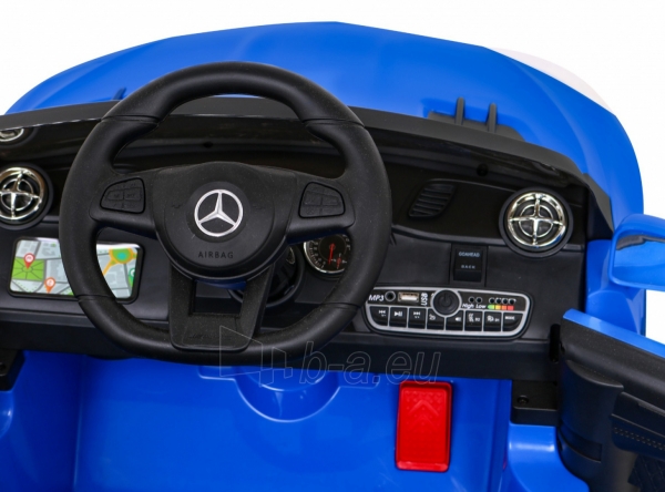 Vienvietis elektromobilis Mercedes Benz AMG SL65 S, mėlynas paveikslėlis 6 iš 13
