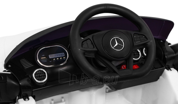 Vienvietis elektromobilis Mercedes Benz GT, baltas paveikslėlis 7 iš 13