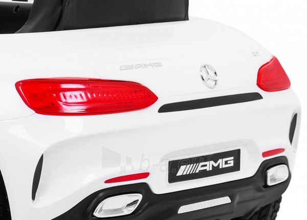 Vienvietis elektromobilis Mercedes Benz GT, baltas paveikslėlis 2 iš 13