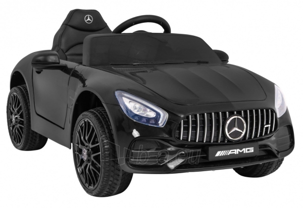 Vienvietis elektromobilis Mercedes Benz GT, juodas paveikslėlis 4 iš 11