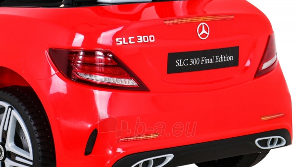 Vaikiškas vienvietis elektromobilis Mercedes BENZ SLC300, raudonas paveikslėlis 2 iš 14