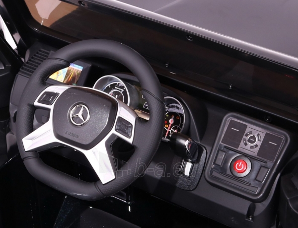 Vienvietis elektromobilis Mercedes G65 AMG, raudonas lakuotas paveikslėlis 6 iš 9