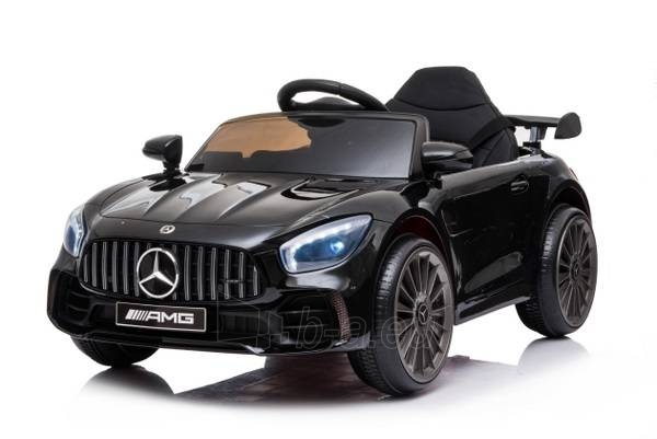 Vienvietis elektromobilis Mercedes GT R, juodas paveikslėlis 1 iš 3