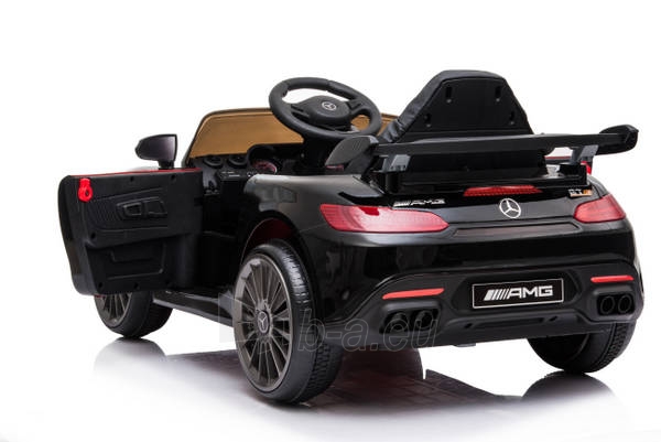Vienvietis elektromobilis Mercedes GT R, juodas paveikslėlis 3 iš 3
