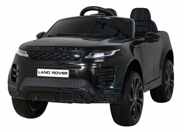 Vienvietis elektromobilis Range Rover Evoque, juodas paveikslėlis 1 iš 15