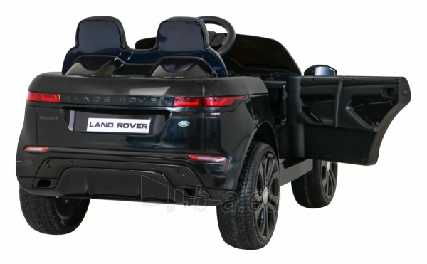 Vienvietis elektromobilis Range Rover Evoque, juodas paveikslėlis 14 iš 15