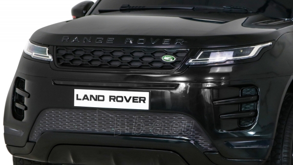 Vienvietis elektromobilis Range Rover Evoque, juodas paveikslėlis 13 iš 15