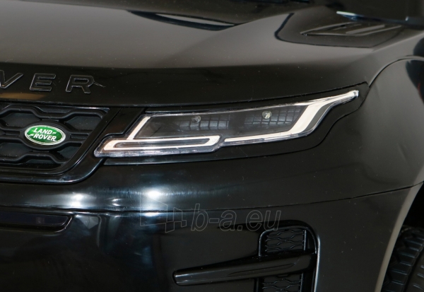 Vienvietis elektromobilis Range Rover Evoque, juodas paveikslėlis 10 iš 15