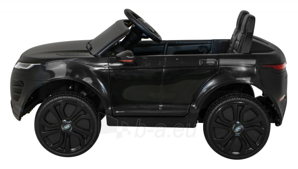 Vienvietis elektromobilis Range Rover Evoque, juodas paveikslėlis 9 iš 15