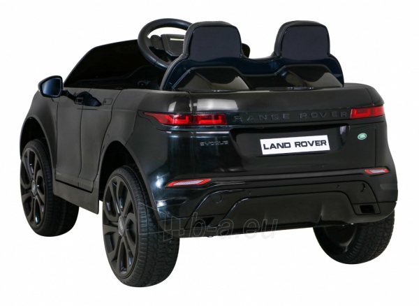 Vienvietis elektromobilis Range Rover Evoque, juodas paveikslėlis 7 iš 15