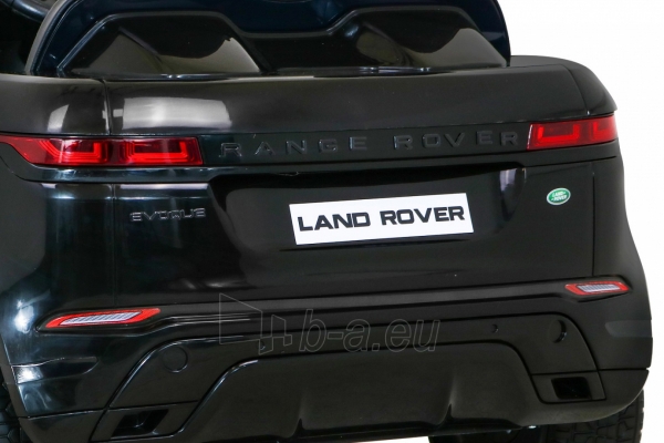 Vienvietis elektromobilis Range Rover Evoque, juodas paveikslėlis 6 iš 15