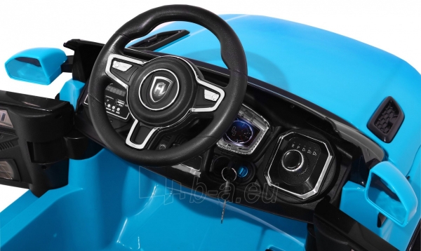 Vienvietis elektromobilis Rapid Racer, mėlynas paveikslėlis 4 iš 8