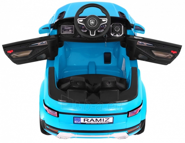 Vienvietis elektromobilis Rapid Racer, mėlynas paveikslėlis 5 iš 8