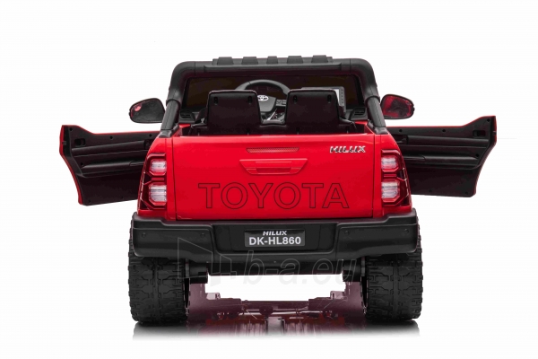 Vienvietis elektromobilis Toyota Hillux, raudonas paveikslėlis 18 iš 20