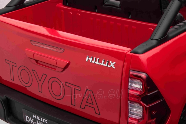 Vienvietis elektromobilis Toyota Hillux, raudonas paveikslėlis 4 iš 20