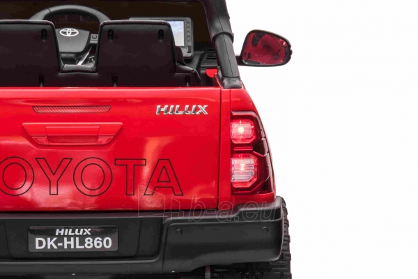 Vienvietis elektromobilis Toyota Hillux, raudonas paveikslėlis 7 iš 20