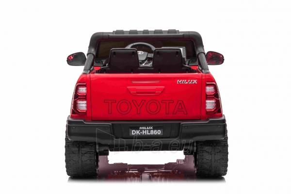 Vienvietis elektromobilis Toyota Hillux, raudonas paveikslėlis 20 iš 20